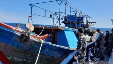 KKP Amankan Tujuh Kapal Tangkap Ikan Beroperasi Ilegal di Riau