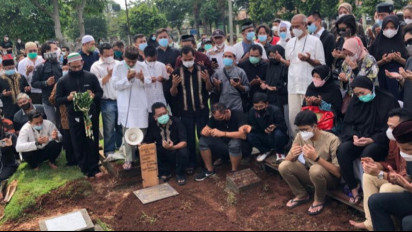 Eks Pebulu Tangkis Nasional Markis Kido Dimakamkan di TPU Kebon Nanas Jakarta Timur