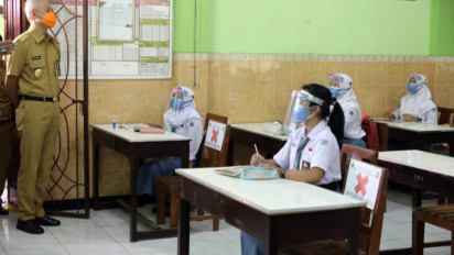 Ratusan Pelajar di Banjar Terpapar Covid-19 Pembelajaran Kembali Daring