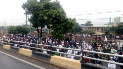 200 Simpatisan Habib Rizieq Ditangkap Polisi