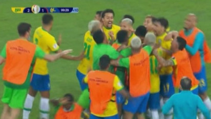 Brasil Susah Payah Tundukkan Kolombia di Copa America 2021
