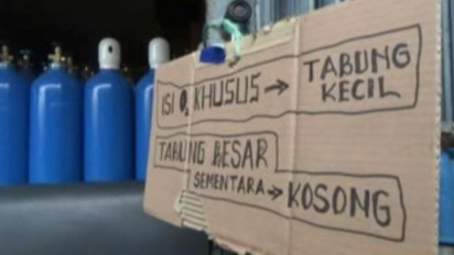 Kasus Covid-19 Meningkat, Stok Tabung Oksigen di Sleman Menipis