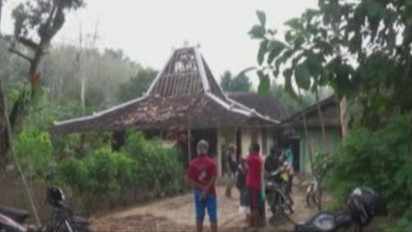 Gampa Rusak 16 Rumah Warga di Gunungkidul