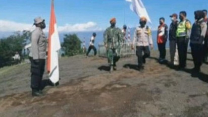 Pantau Kerumunan di Garut, TNI dan Polri Patroli dari Udara