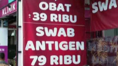 Perang Harga Murah Swab Antigen Covid-19