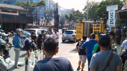 Harga Isi Ulang Oksigen di Jakarta Melonjak Hingga Rp5000,- per Tabung