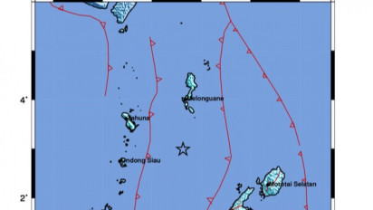Gempa Magnitudo 6,2 Guncang Melonguane Sulawesi Utara