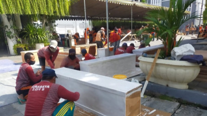 50 Jenazah Per Hari Dimakamkan di TPU Keputih Surabaya