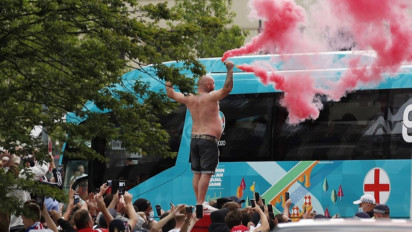 Warga Berbagai Penjuru London Sambut Final Euro 2020