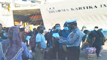 Otoritas Pelabuhan Trisakti Banjarmasin Perketat Pemeriksaan Penumpang