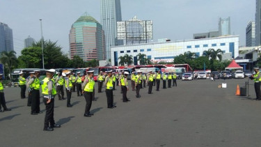 Seribuan Polisi Akan Jaga 100 Titik Penyekatan Jakarta
