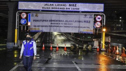Jalan Tol Layang Cikampek MBZ Ditutup Hingga 22 Juli 2021