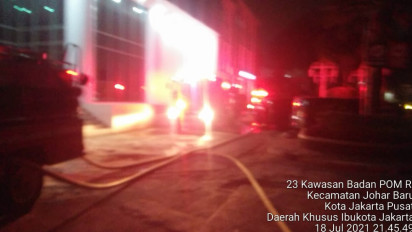 Polisi Selidiki Penyebab Kebakaran di BPOM Jakarta