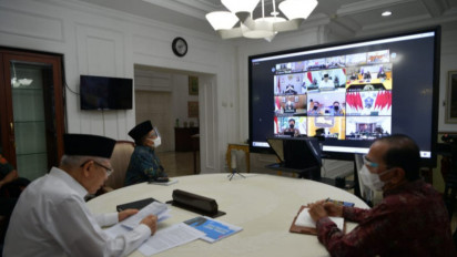 Wapres Minta Kepala Daerah Tingkatkan Penyerapan Anggaran COVID-19