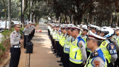 Cegah Massa Pendemo Lolos, Polisi Perketat Penyekatan