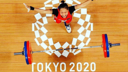 Tak Disangka, Hanya Berlatih Beban Dengan Batu Semen Dan Paralon Cantika Raih Medali Perunggu di Olompiade Tokyo