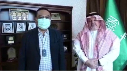 Kerinduan Umat Untuk Berhaji & Umroh, Komjen Pol Purn. Syafruddin bertemu Dubes Kerajaan Arab Syekh Essam bin Abed Al-Thaqafi