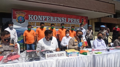 Polisi Tangkap Lima Tersangka Penyiraman Air Keras Terhadap Wartawan