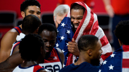 Kevin Durant Bawa AS Raih Emas Bola Basket Olimpiade Tokyo