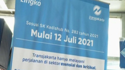 Kartu Vaksin Belum Menjadi Syarat Naik Transjakarta