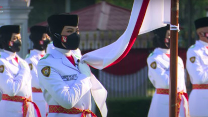 Presiden Kukuhkan 68 Anggota Paskibraka 2021