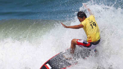 Peselancar Rio Waida Terhenti di Babak 16 Besar Corona Open Mexico 2021