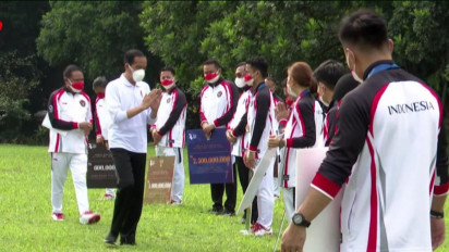 Presiden Jokowi Berikan Bonus Bagi Atlet Olimpiade Tokyo 2020
