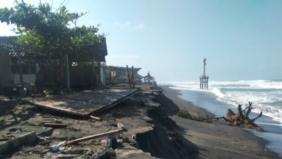 Awas! Gelombang Tinggi Masih Mengintai Pantai Selatan Cianjur