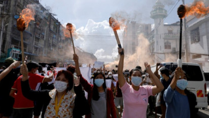 Korban Tewas Akibat Kudeta Myanmar Tembus 1.000 Orang