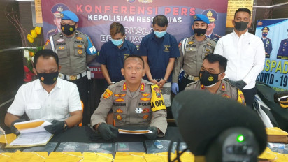 Baru Bebas Beryarat, Residivis di Gunungsitoli Transaksi Narkoba Lagi