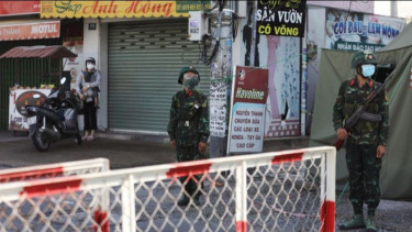 Perketat Lockdown, Ho Chi Minh City Dijaga Tentara