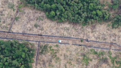 Petugas Tangkap Tiga Perambah Hutan Suaka, Pelaku Gunakan Alat Berat