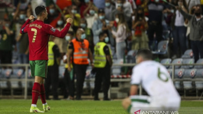 Cristiano Ronaldo Pecahkan Rekor Gol Internasional