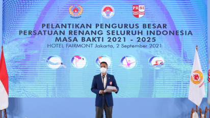 Anindya Bakrie Resmi Dilantik Sebagai Ketua Umum PB PRSI 2021-2025