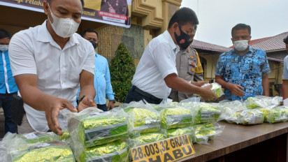 Polisi Grebek Jaringan Narkoba Internasional, 42 Kg Sudah Terlanjur Beredar