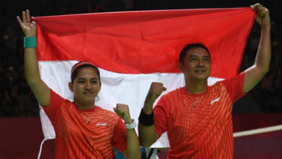 Hary Susanto/Leani Ratri Sabet Emas Kedua Untuk RI dari Badminton di Paralimpiade Tokyo 2020