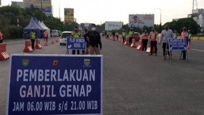 Tol Pasteur Berlakukan Ganjil Genap, Ribuan Kendaraan Diputarbalik
