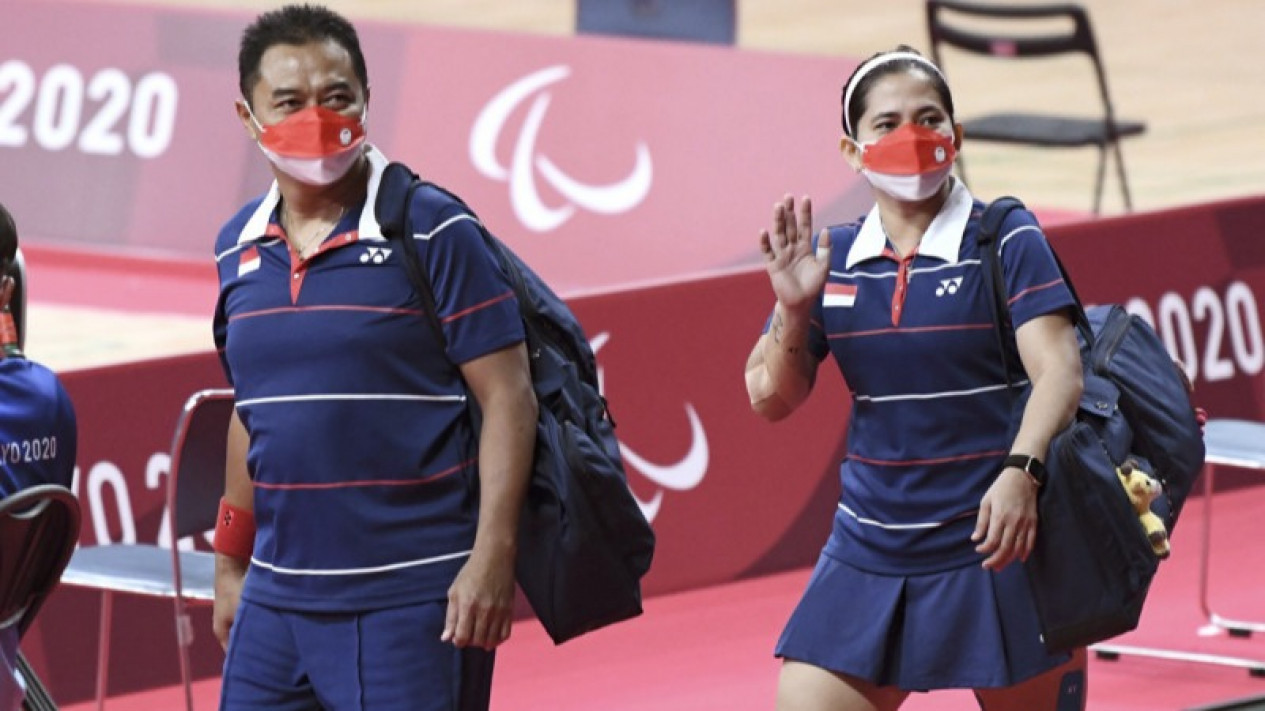 Leani Ratri Oktila Masih Belum Puas
            - galeri foto