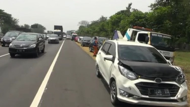 Laka Beruntun di Tol Surabaya - malang
