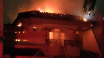 Gara-Gara Korsleting, Rumah Mewah di PIK Terbakar