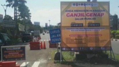 Demi Masuk Puncak saat Gage, Pengendara Pakai Pelat Nomor Palsu