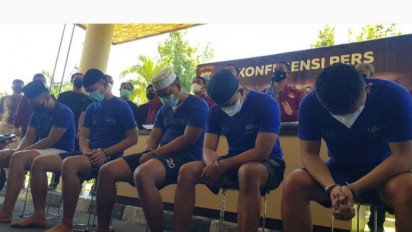 Lima Taruna PIP Semarang Tersangka Kasus Penganiayaan Junior