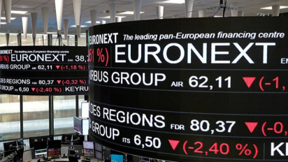Saham Prancis Ditutup di Zona Merah, Indeks CAC 40 Jatuh 0,31 Persen