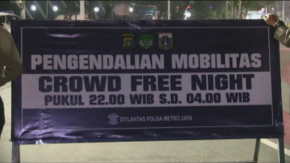 Polda Metro Jaya Berlakukan Crowd Free Night, Hindari Jalan-jalan ini!