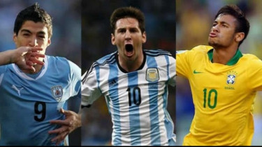 MSN Dominasi Top Skor CONMEBOL