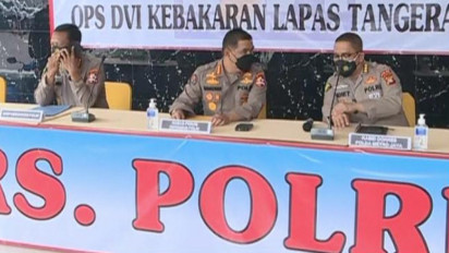 Tim DVI Kembali Identifikasi Dua Korban Kebakaran Lapas Tangerang