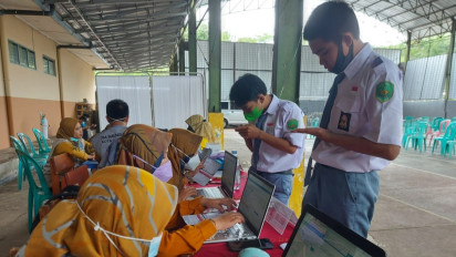 Antisipasi Covid-19, Ribuan Siswa SMK di Banjar Belajar Bergiliran