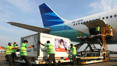 Pemerintah RI Kembali Terima 1,8 Juta Dosis Vaksin Covid-19 Sinovac Tahap ke-61