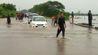 Banjir Terjang Wilayah Negara Bagian Gujarat India