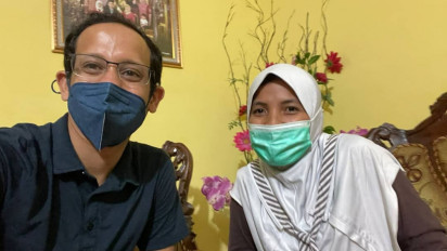 Mendikbud Ristek Nadiem Makarim Mendadak Menginap di Rumah Warga